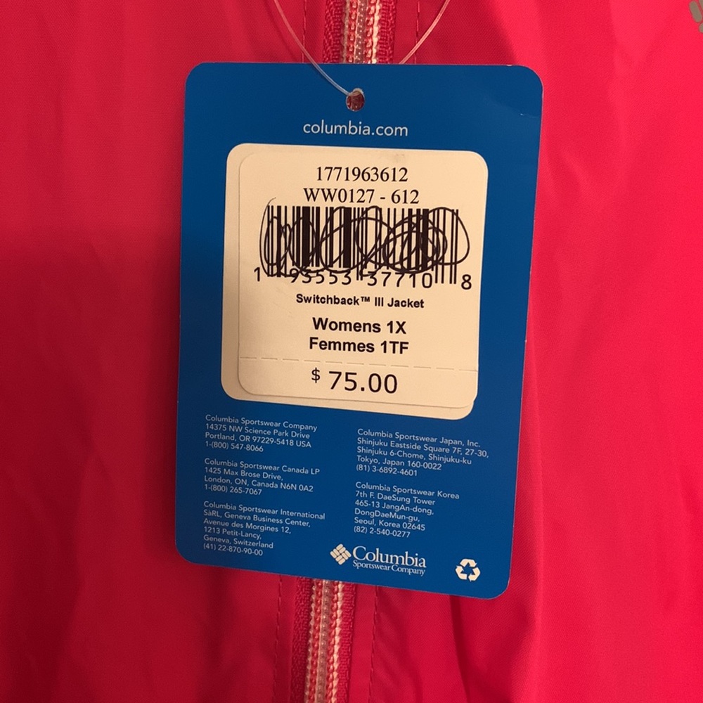 Columbia Pink Waterproof Hooded Jacket - Picture 2 of 4
